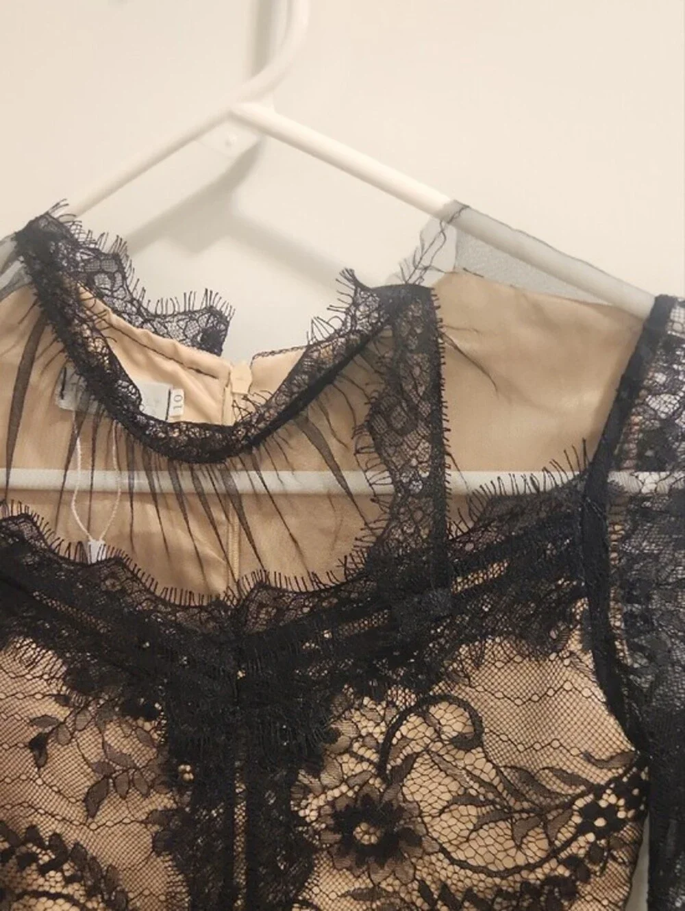 Trish Scully Formal Gothic Dress Lace Ruffle